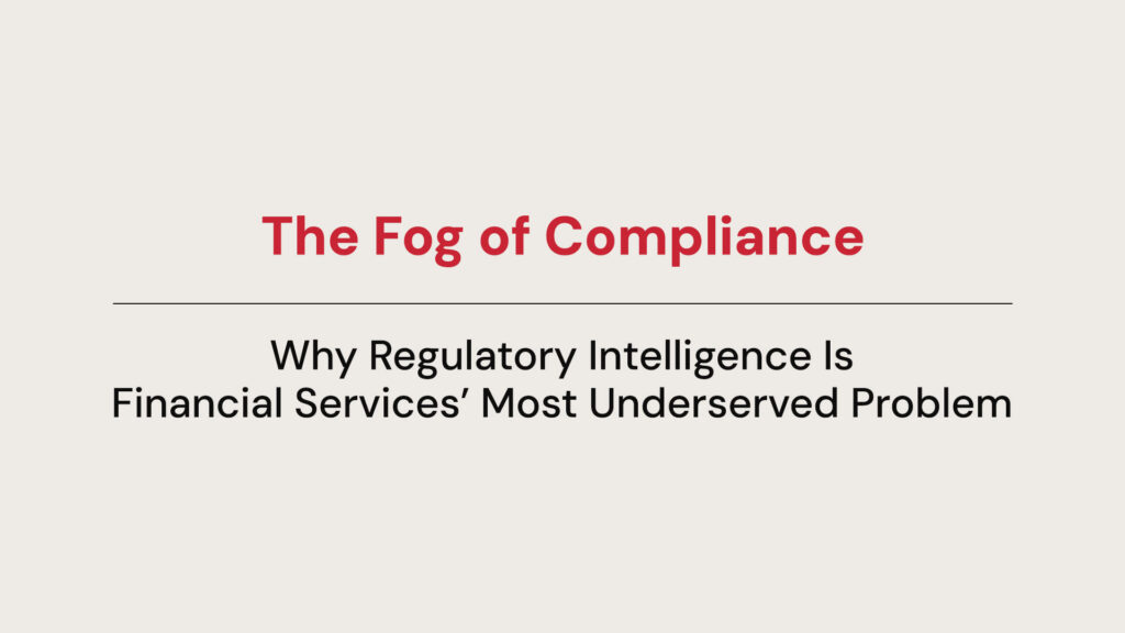Fog of Compliance Banner